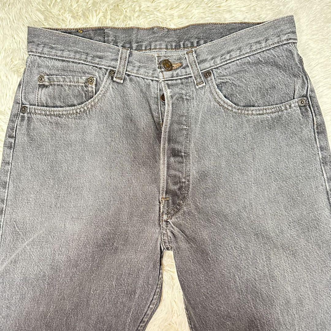 Levi's 501 80's USA製 先染めブラック 赤文字501-0658