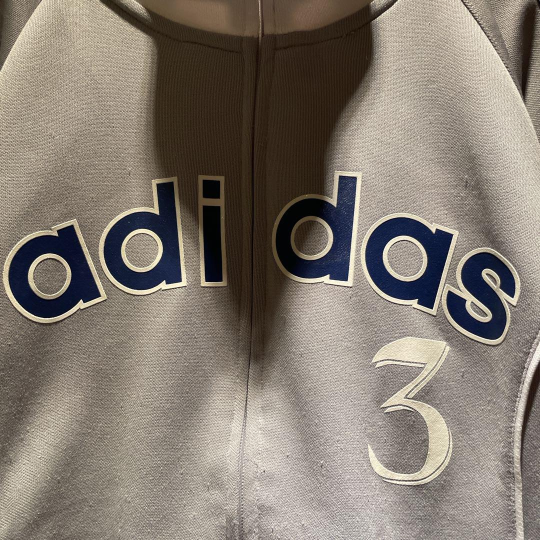 希少カラー】y2k/adidas/トラックジャケット/グレー/ラメ