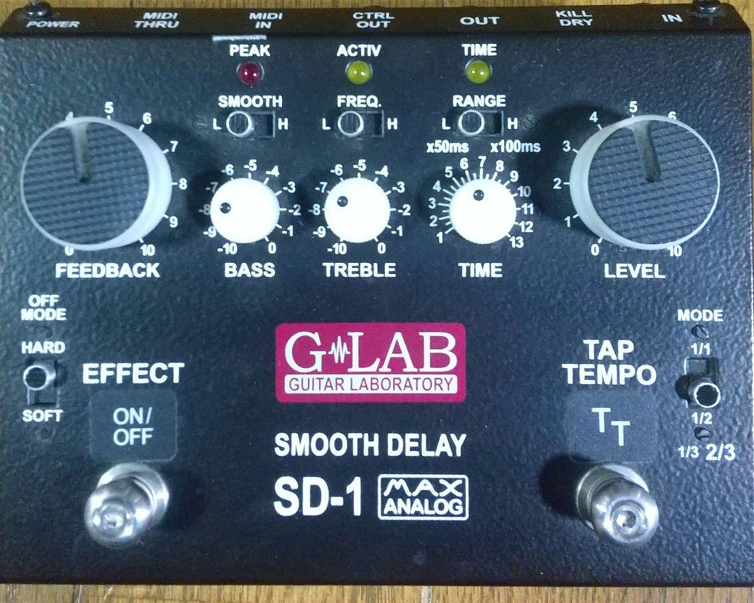 G-LAB/SMOOTH DELAY SD-1 付属品完備