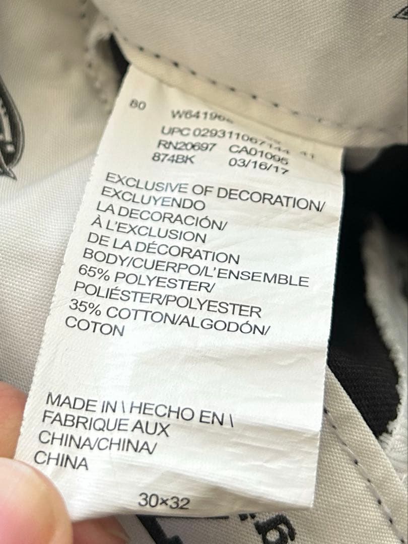 ディッキーズ　BLARE FEST 874 ブラックcold rain30×32