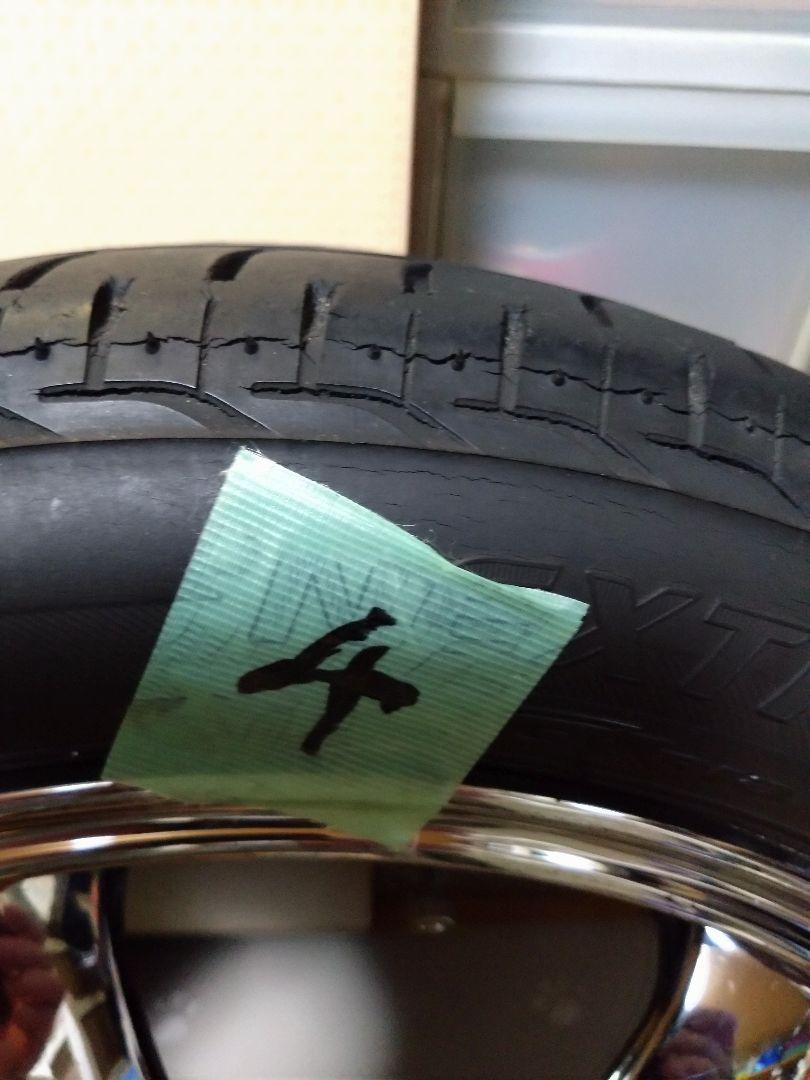 ホイールセット クロームメッキ 15インチ ワークグッカーズ