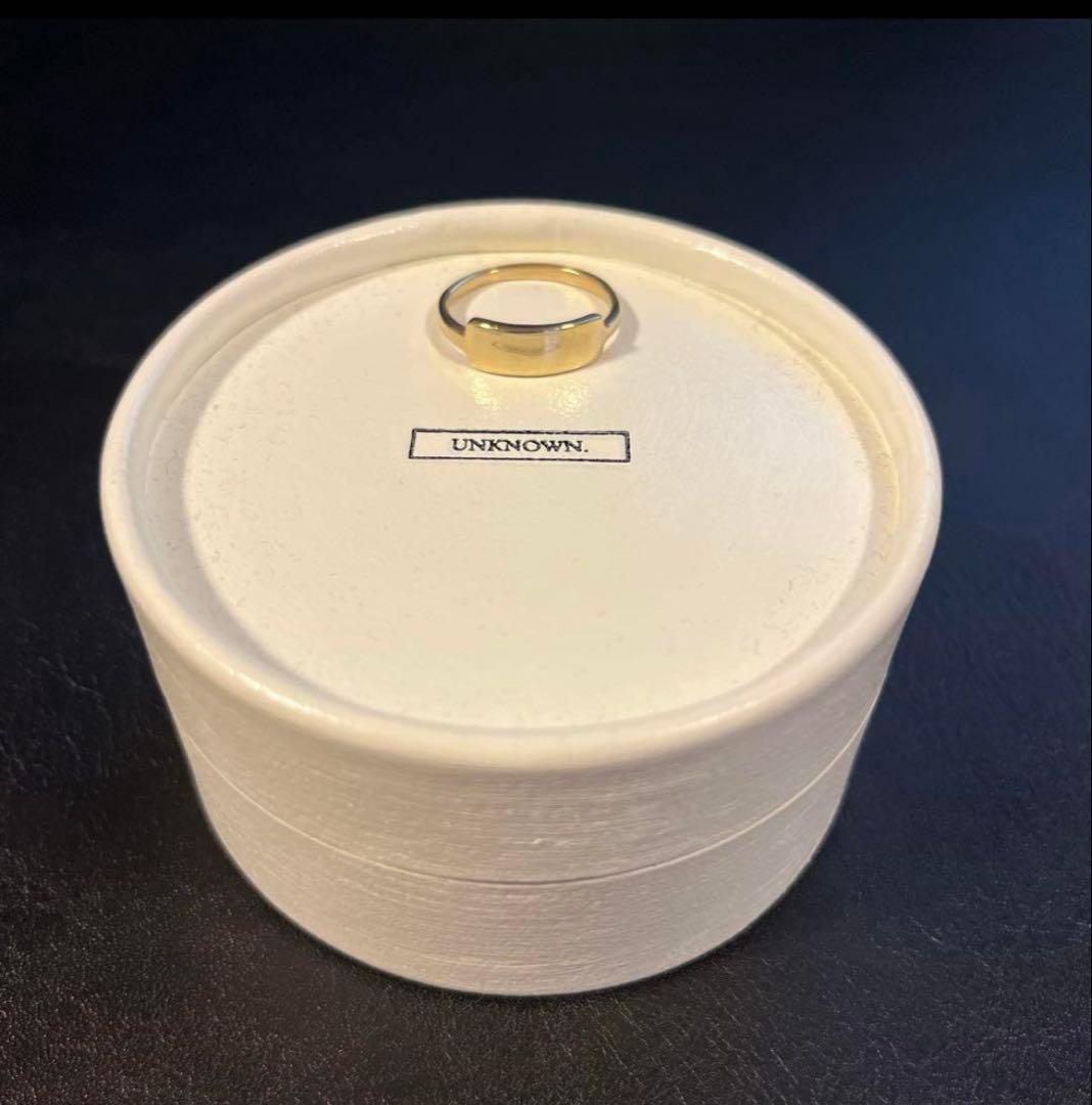 UNKNOWN. ゴールド IDリング K10