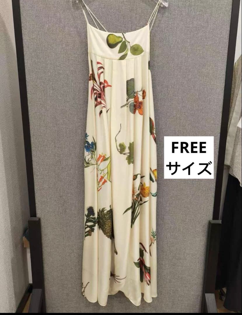 完売　CABaN シルク HARVEST ロングワンピース