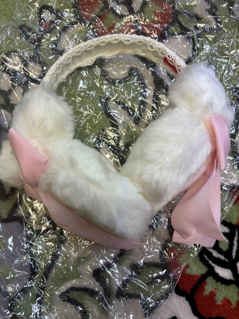 BABY THE STARS SHINE BRIGHT ピンクうさぎイヤーマフBABY,THE STARS SHINE BRIGHT