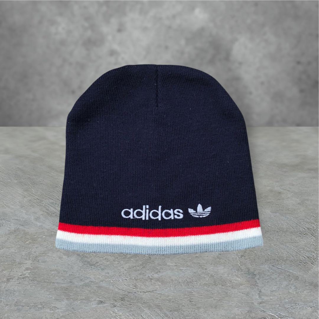 【00’s】adidas アディダス　ニット帽　ビーニー　Y2K 　西ドイツ
