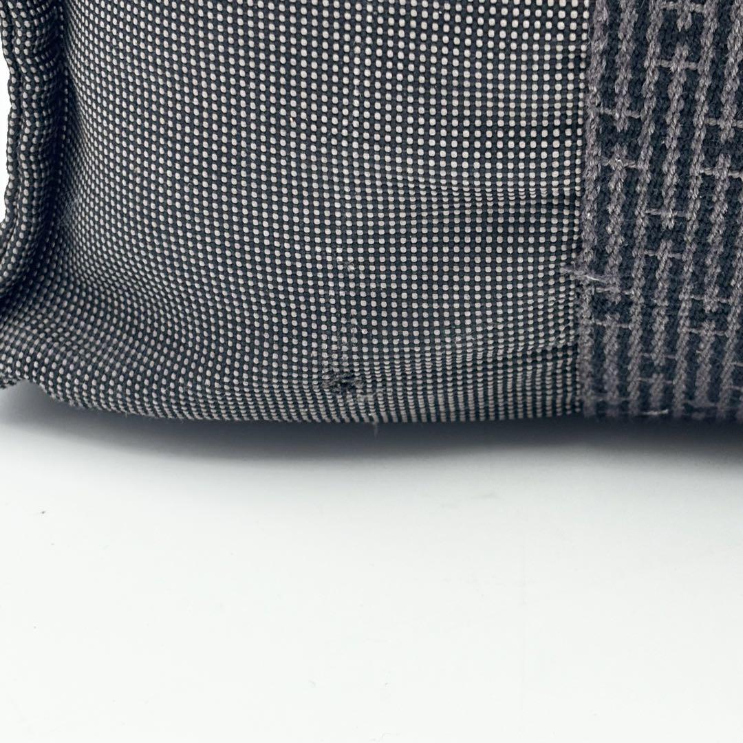 HERMES エルメス エールライン　MM トートバッグ グレー系