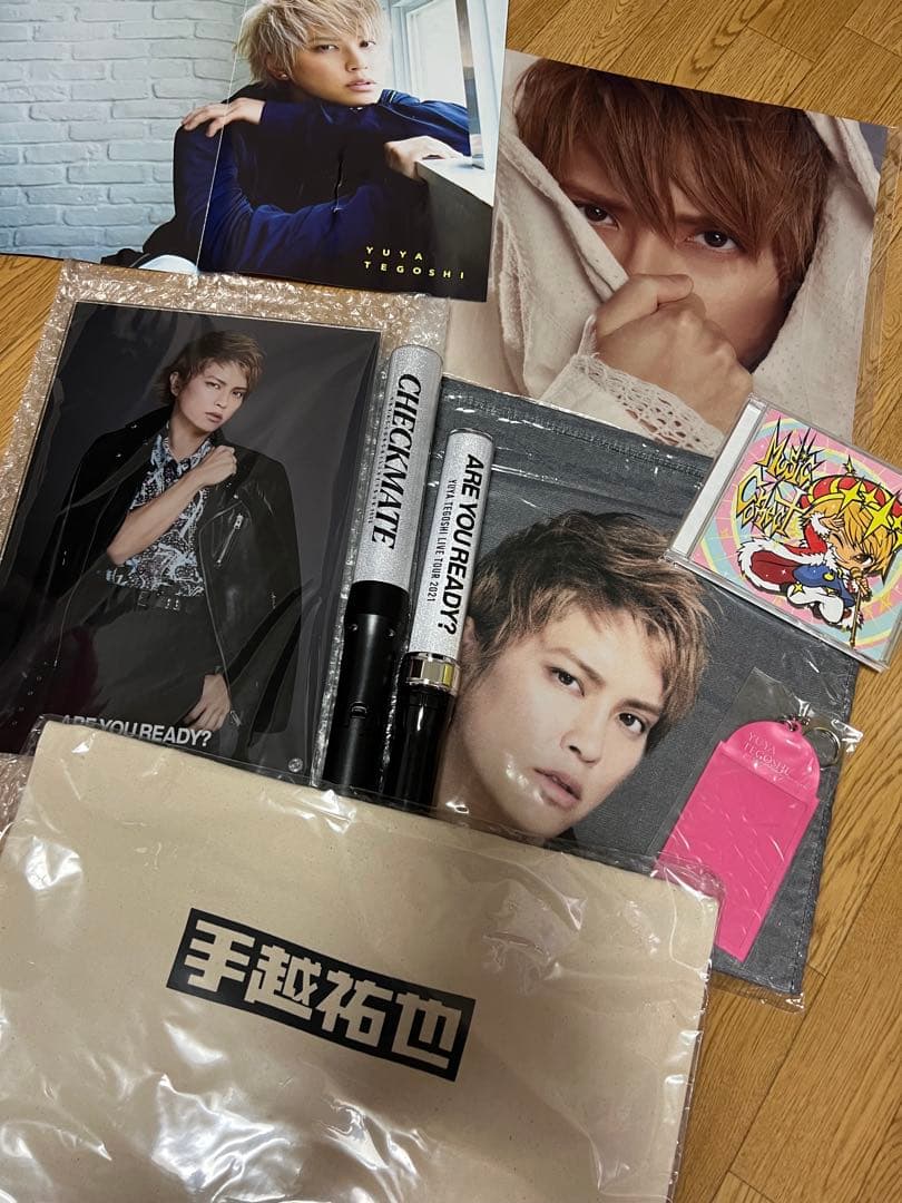 手越祐也 トートバック ペンライト タオル セット売り新品、♥