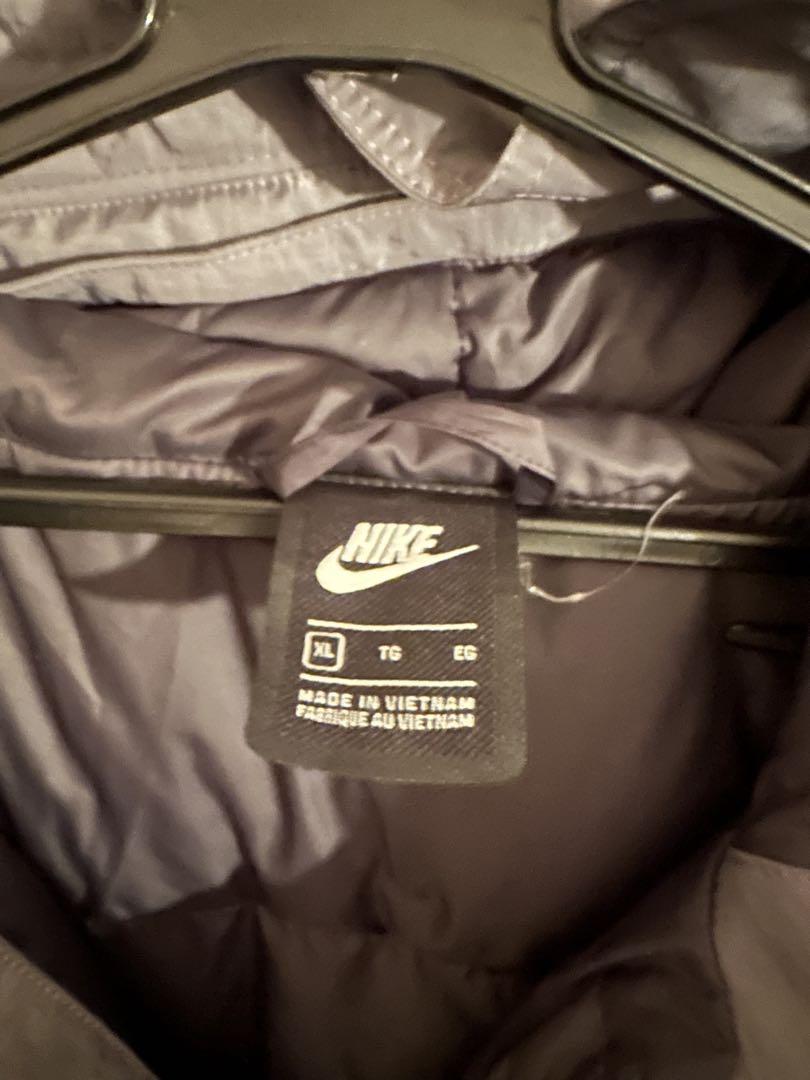 Nike フード付きモッズコート XL グレー 値下げ可能！！ Nike フード付きモッズコート XL グレー 値下げ可能！！