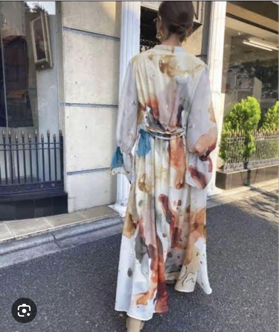 アメリ UNDRESSED AMELIA INK ART DRESS M