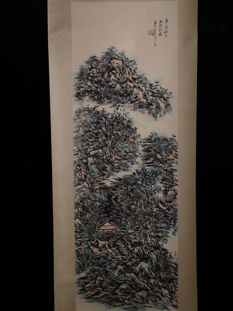 掛け軸　肉筆保証　中国清の時代に描かれた作品と思われる 掛け軸 肉筆保証 中国清の時代に描かれた作品と思われる - メルカリ