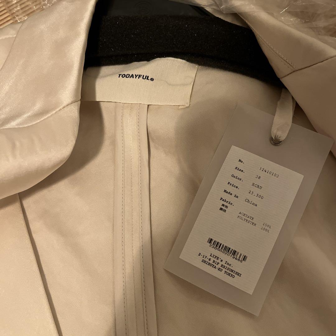 専用　TODAYFUL Satin Over Jacket 38