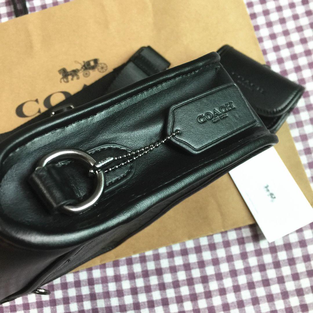 ＜COACH＞コーチバッグ ショルダーバッグ C8141 ブラックメンズバッグ