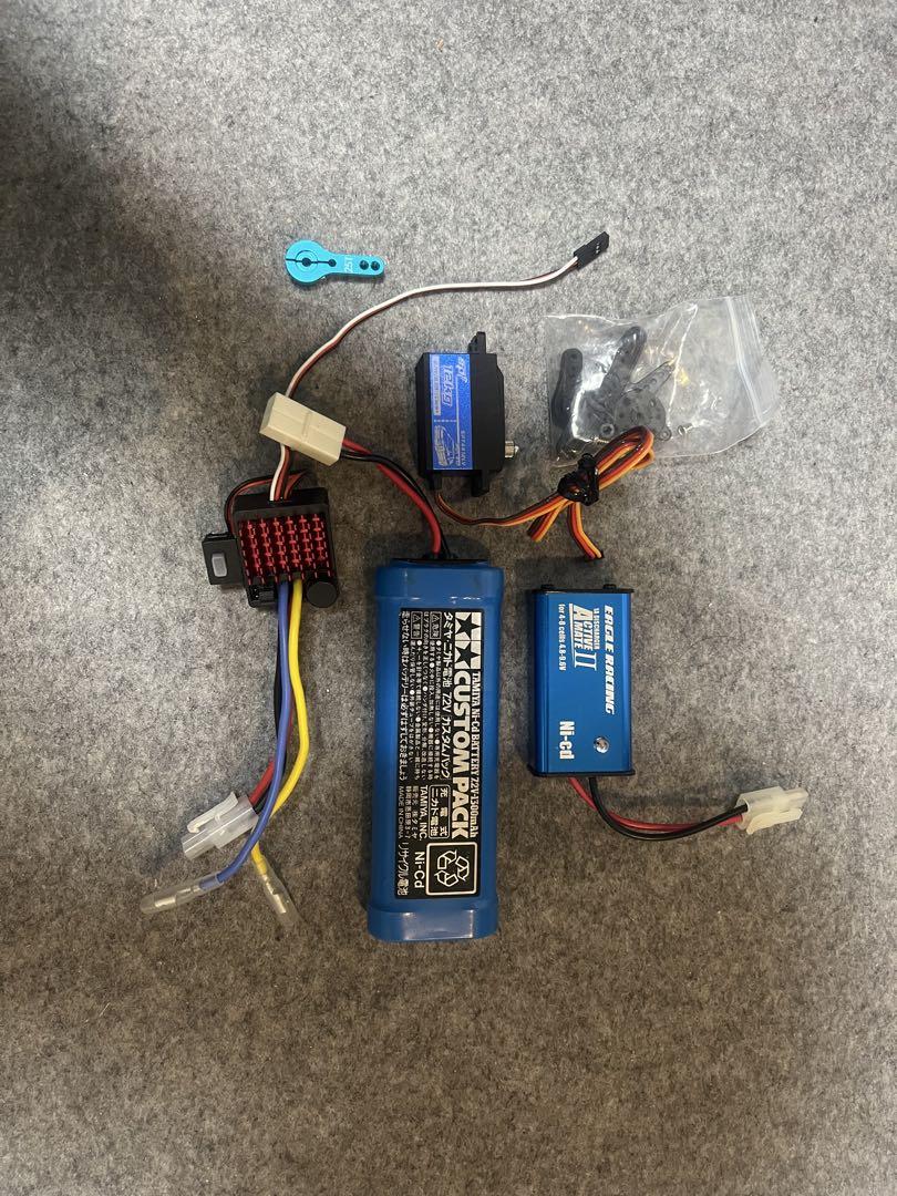 サーボ　ESC バッテリー　放電器　メカセット　アンプ　ニッカド　タミヤ