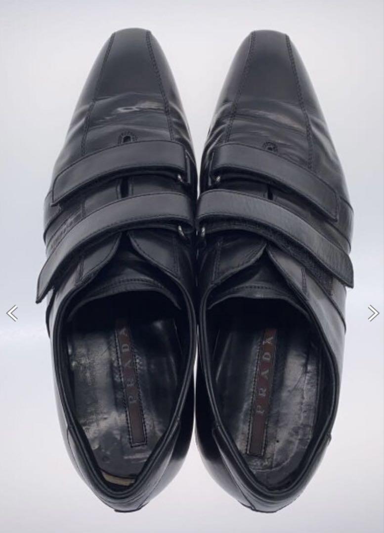 新作 激レア】PRADA SPORTS ポインテッドトゥ レザーシューズ 9 1/2 靴 靴