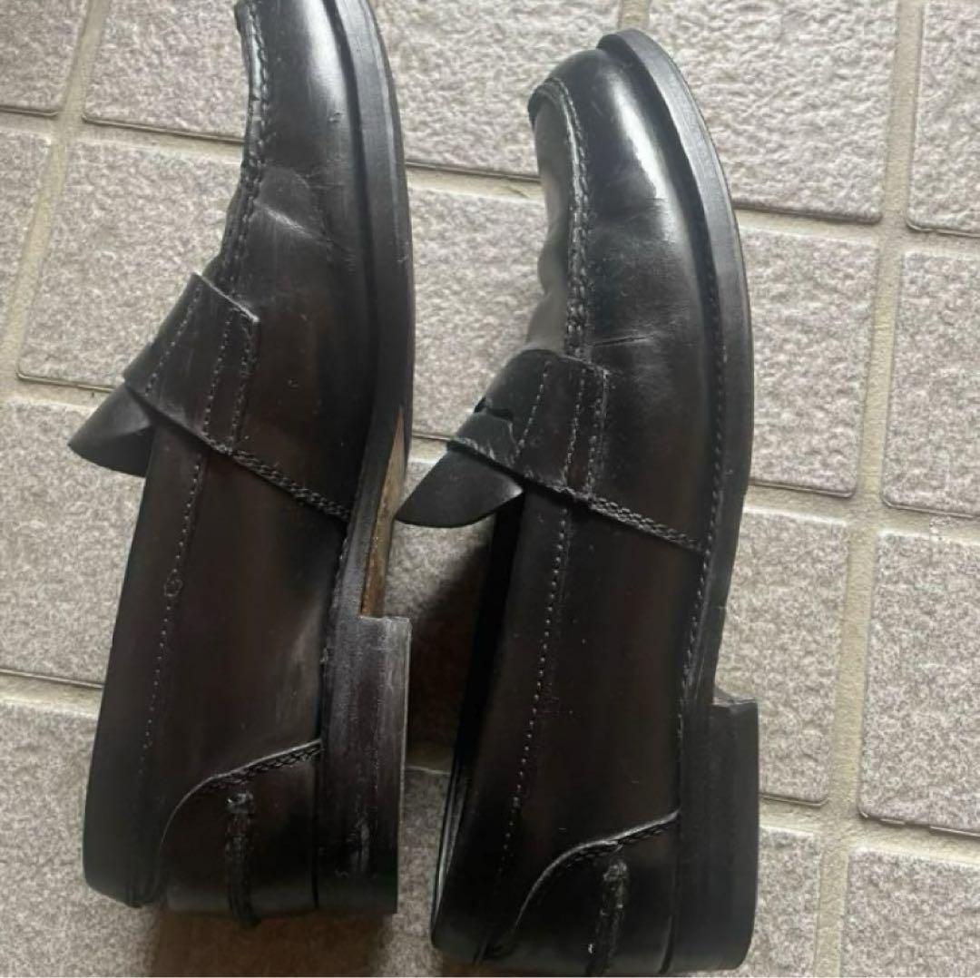 期間限定キャンペーン PRADA ブラックレザー ローファー 5 1/2 靴