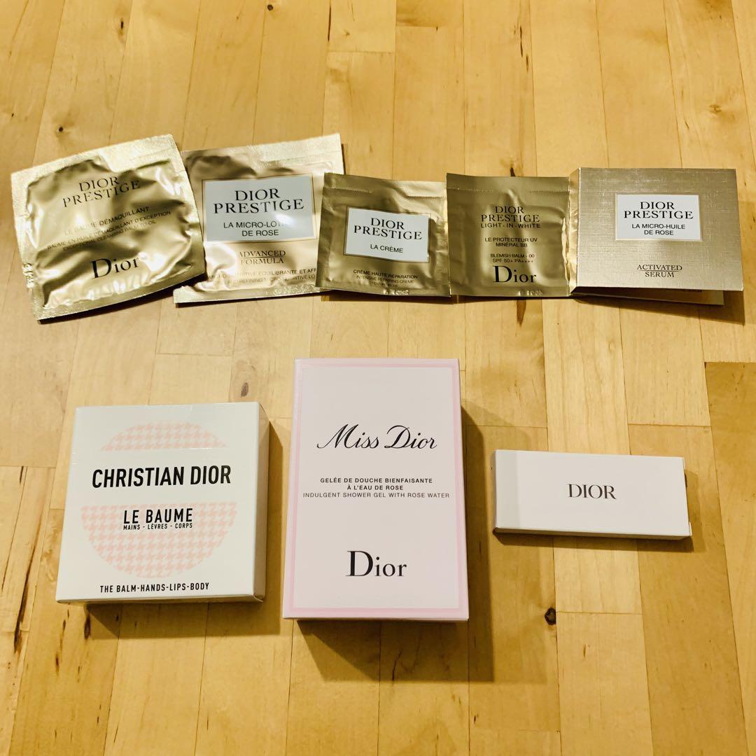 Dior ルボーム・シャワージェル・ノベルティバッグチャーム　3点セット