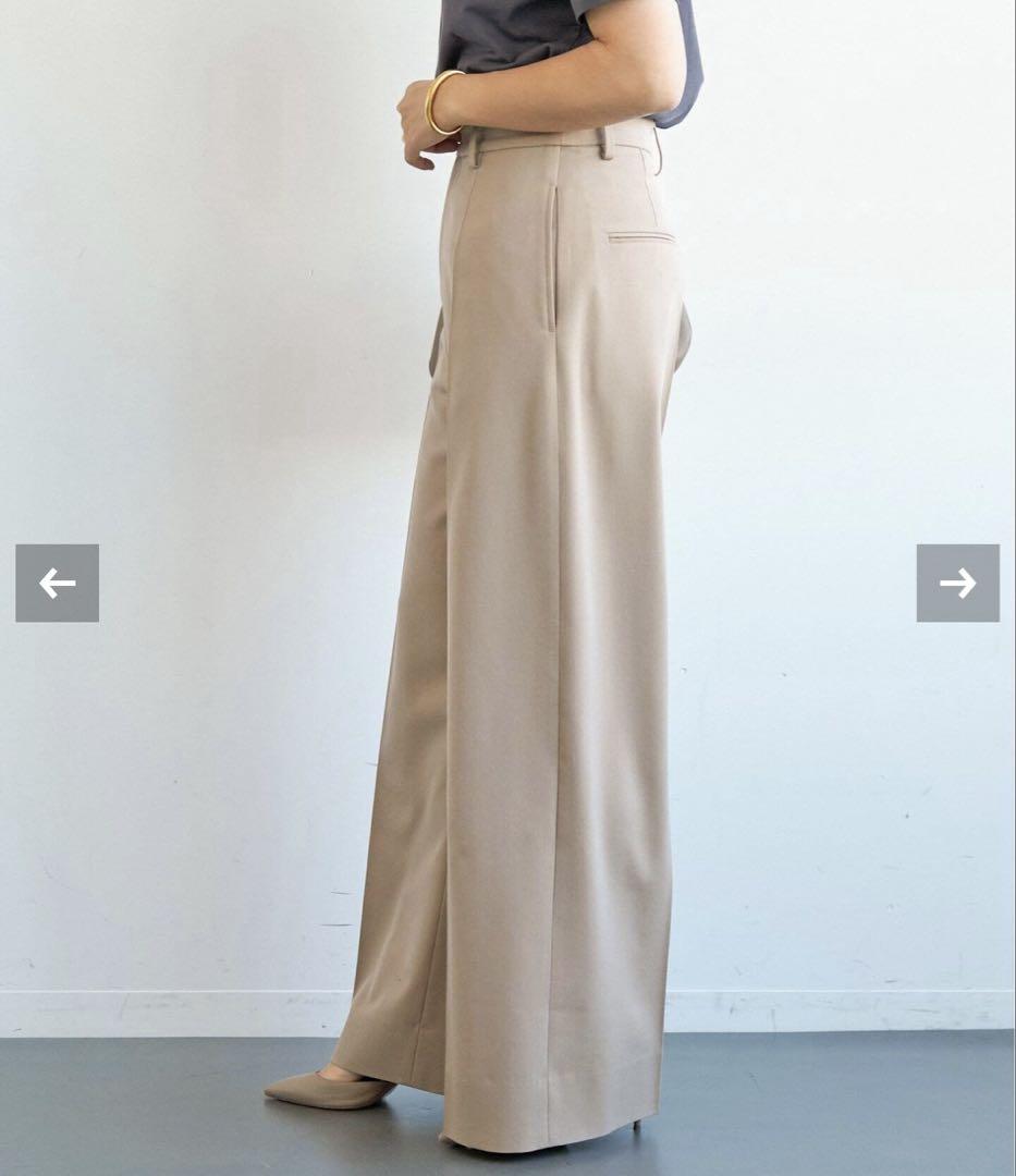 新品 Deuxieme Classe GABARDINE ワイドパンツ