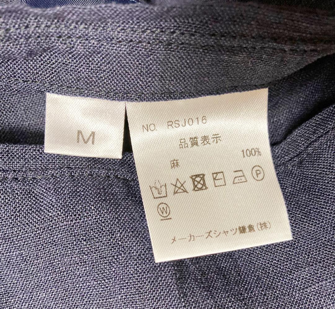 鎌倉シャツ リネンシャツジャケット M
