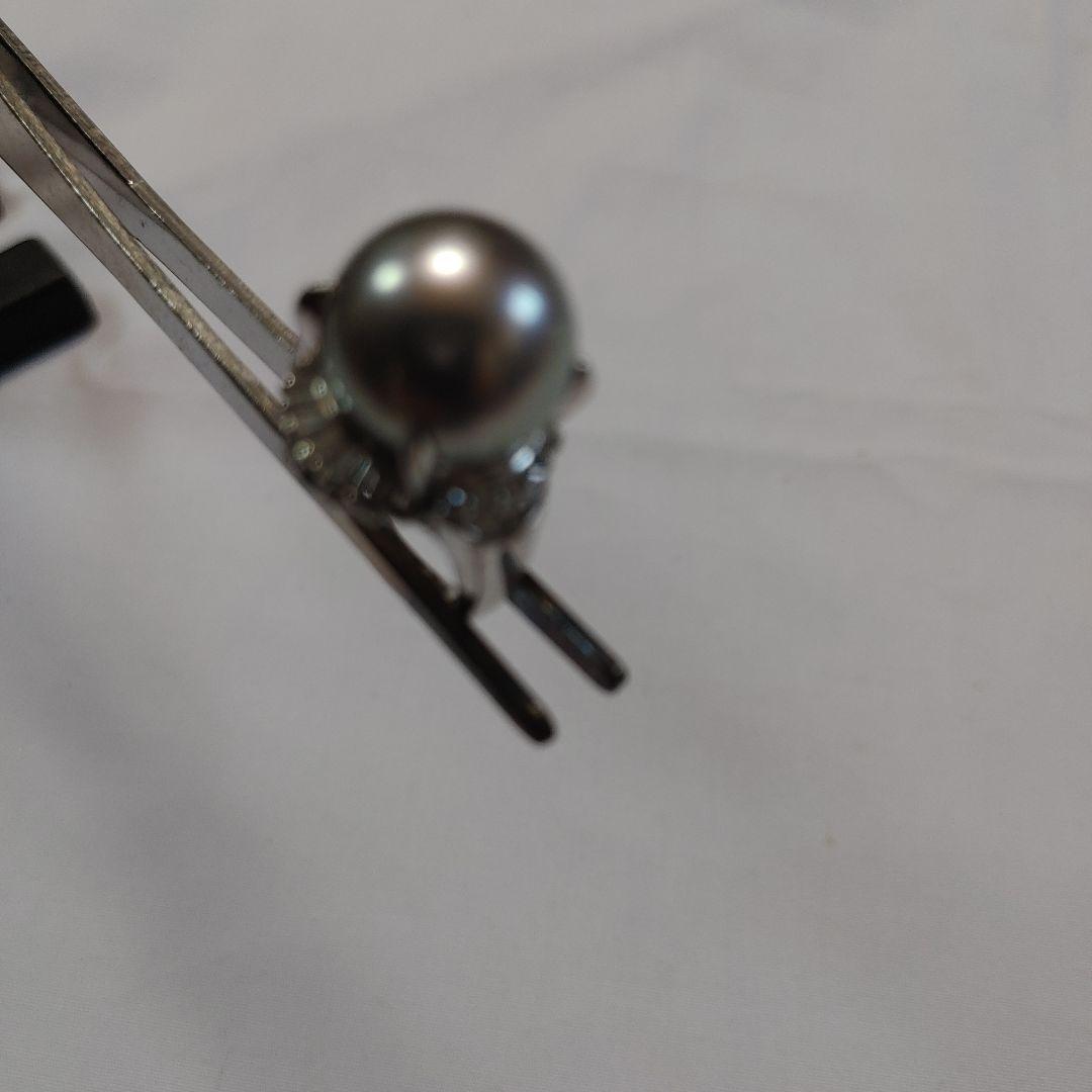 パールリング、13mm、PTダイヤ取巻き