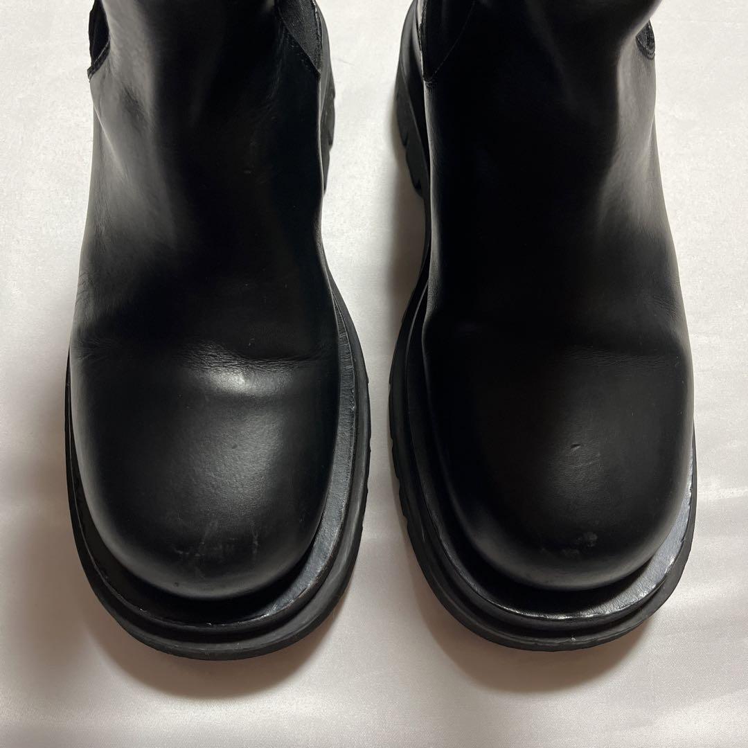 BOTTEGA VENETA ブラック ラグブーツ 23cm 36