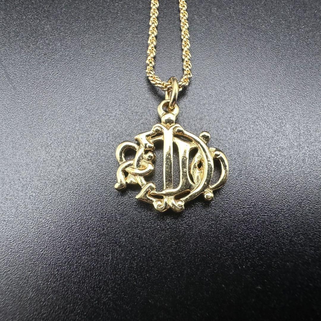 未使用級✨ Dior ネックレス CD ロゴ 旧ロゴ 希少 刻印 992