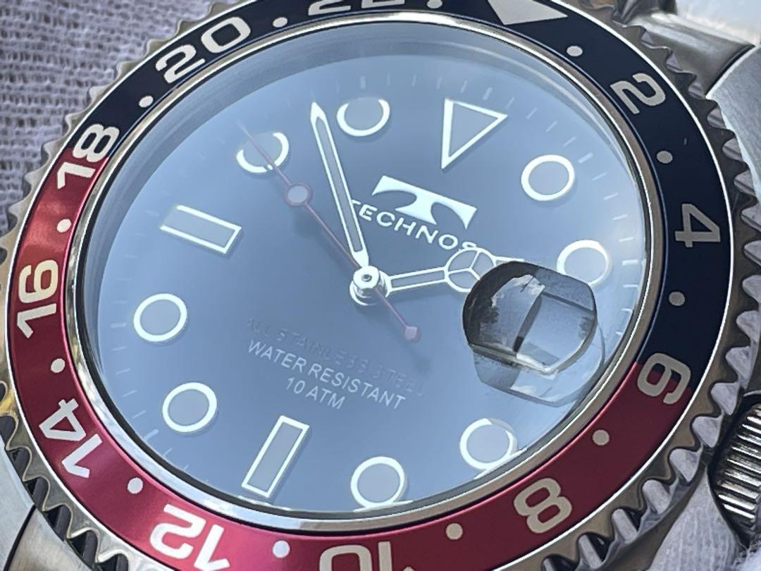 TECHNOS TSM-412 PEPSI ベゼルDIVERS STYLE