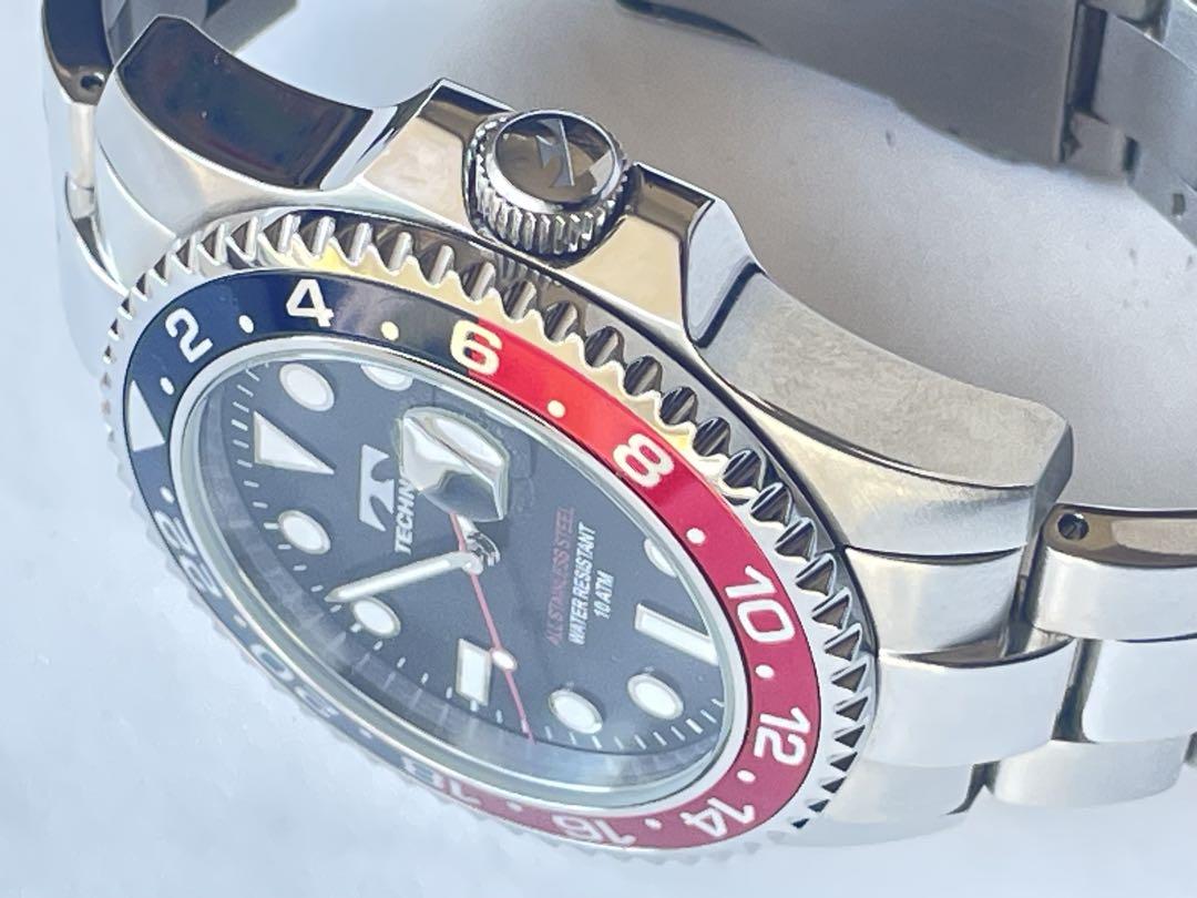 TECHNOS TSM-412 PEPSI ベゼルDIVERS STYLE
