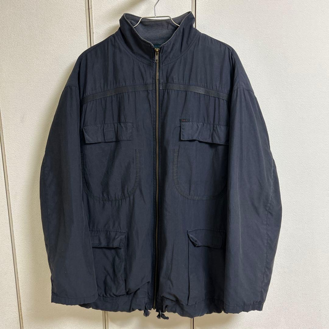 PAPAS パパス　ネイビージャケット　ライナー　L
