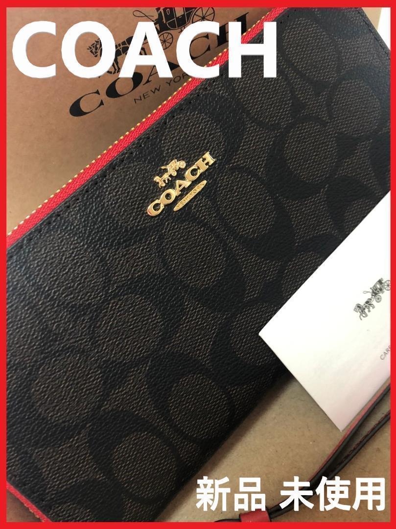 ✨只今限定価格です✨新品未使用✨コーチ☆長財布 コーチ coach 財布 長財布 新品未使用 ホワイト 花柄 可愛い