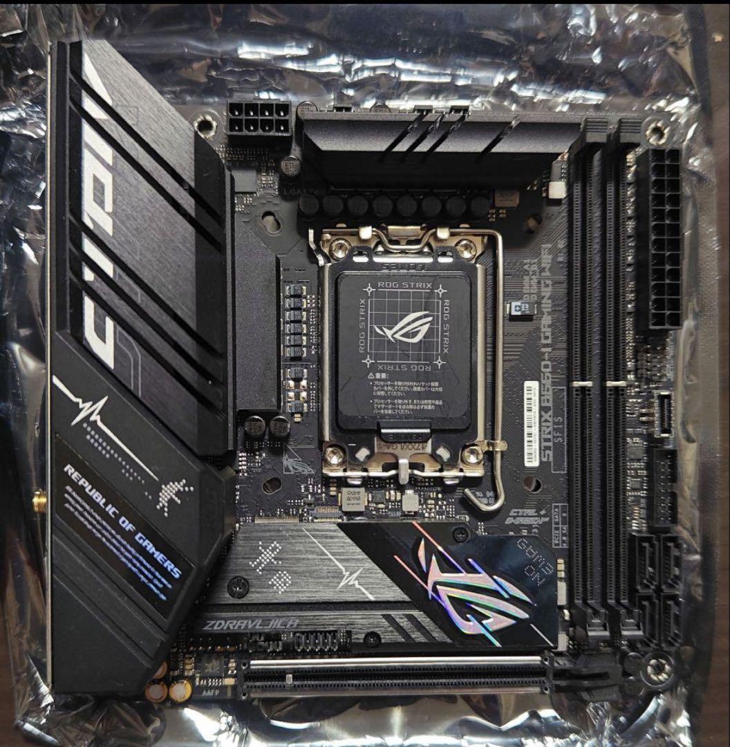 ROG B660i WIFI ITX/DDR5 32GB /PCIE3.0ケーブ ROG B660i WIFI ITX/DDR5 32GB /PCIE3.0ケーブ