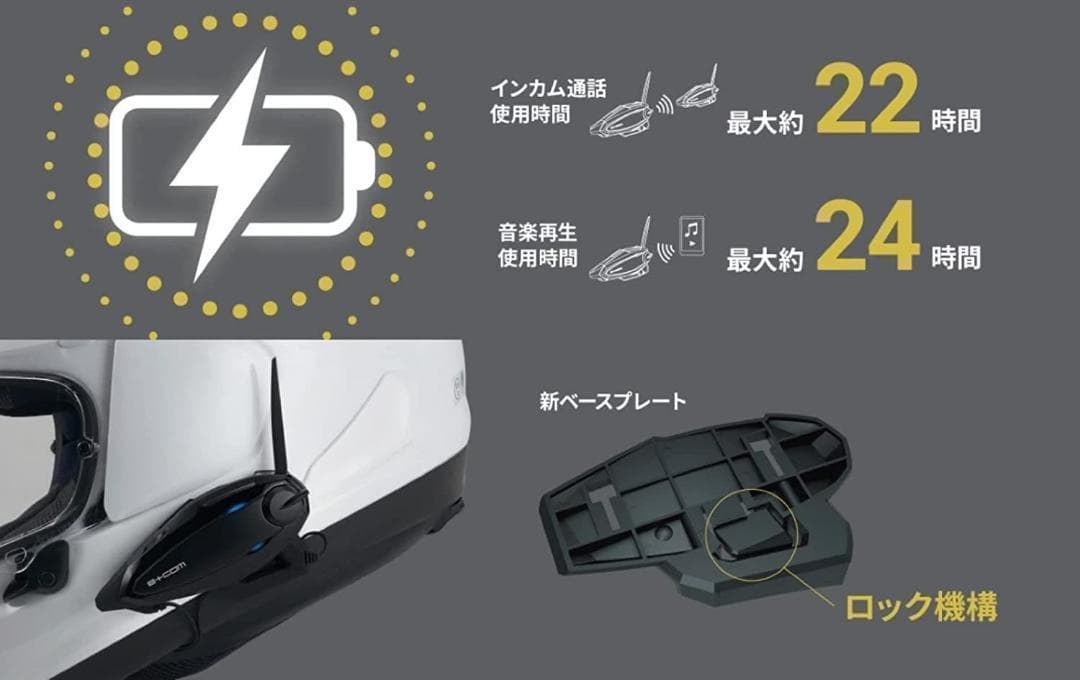 ▶️ビーコム SB6XR シングルユニット1台インカム【6人同時通話対応モデル】 ▶️ビーコム SB6XR シングルユニット1台インカム【6人同時通話対応モデル】