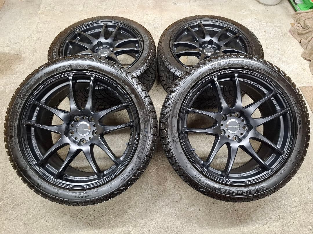 【ほぼ新品】WRX STI GRヤリス ホイールタイヤ 2024年 スタッドレス