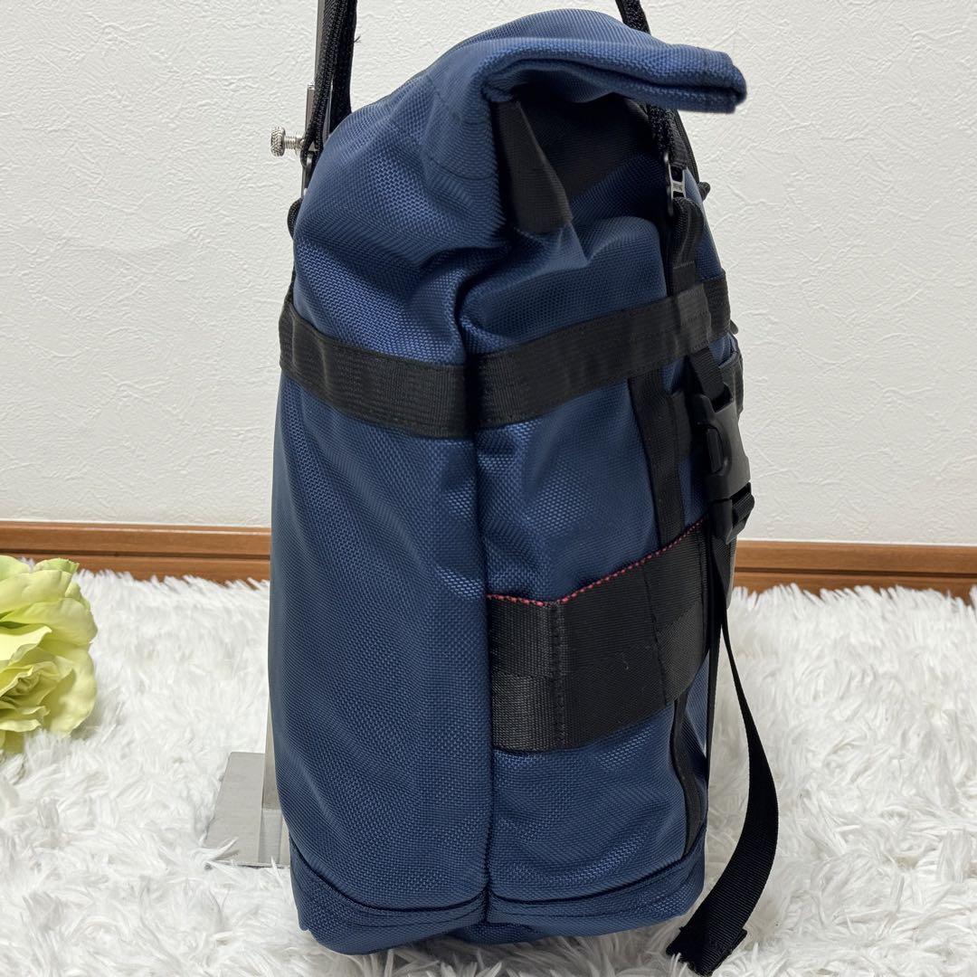 toro8ブリーフィング フォールド トート ブルー ナイロン A4肩掛可