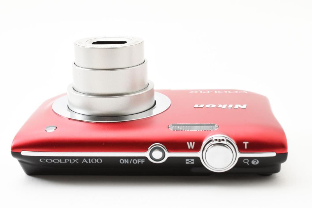 ✨箱付美品✨ニコン　NICON COOLPIX A100 レッド デジカメ