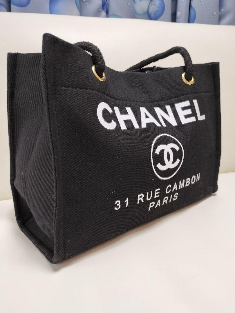 CHANEL シャネル ノベルティ トートバッグ エコバッグ 黒色 未