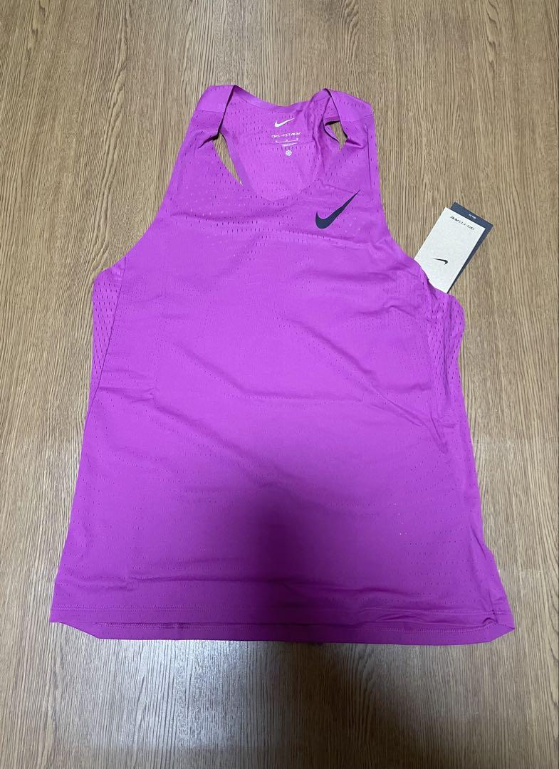 公式の  Nike タンクトップ メッシュ パープル ウェア