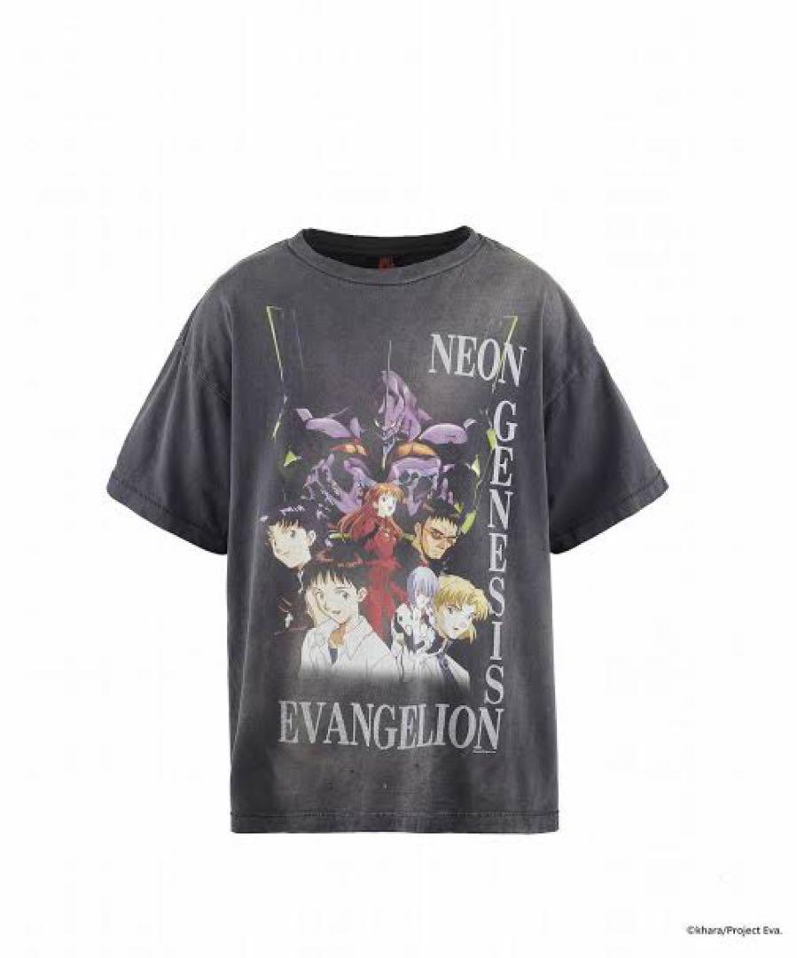 新品 SAINT Mxxxxxx EVANGELION tシャツ 24ss