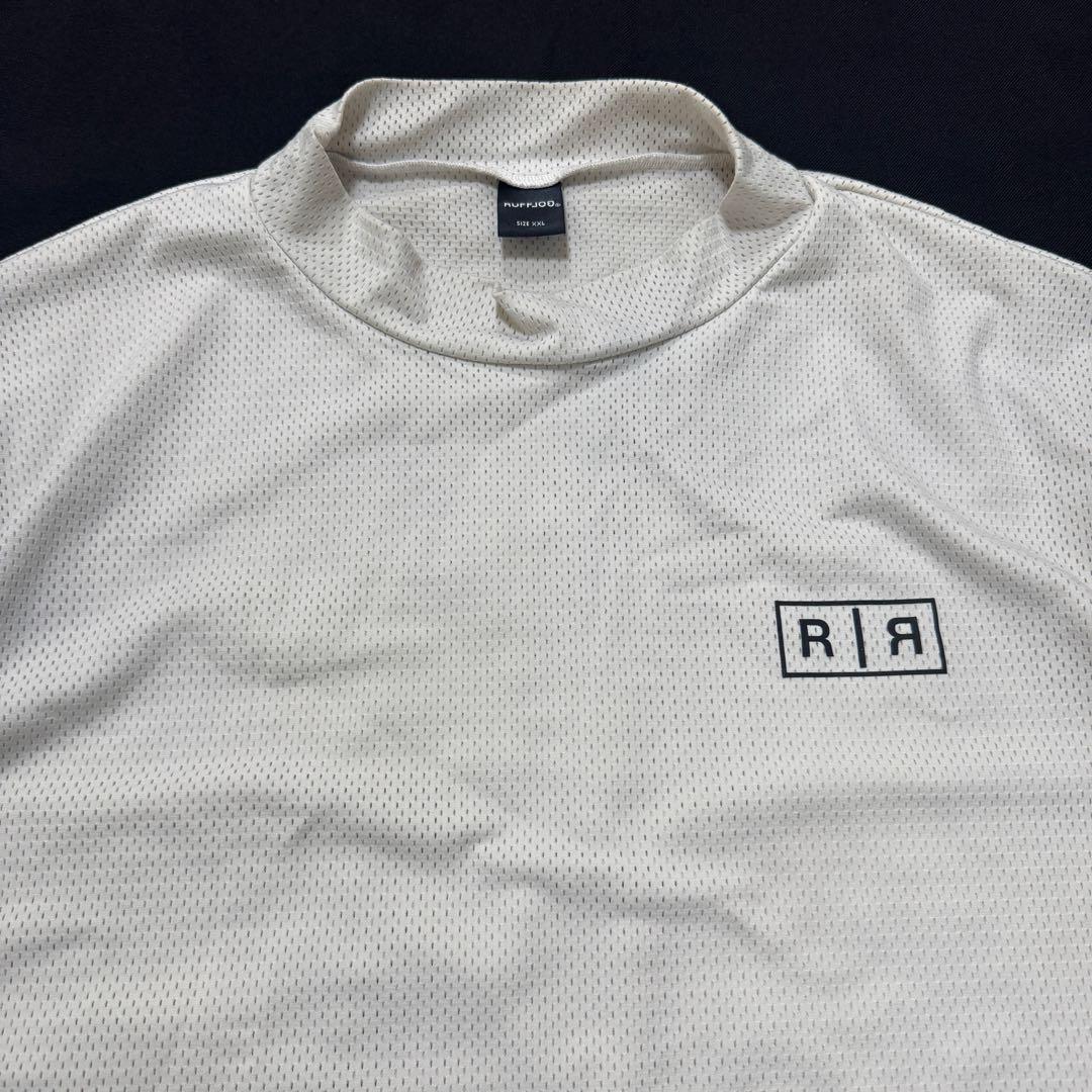 2XL ✨ RUFFLOG MESH SPONSORED MOCK TEE