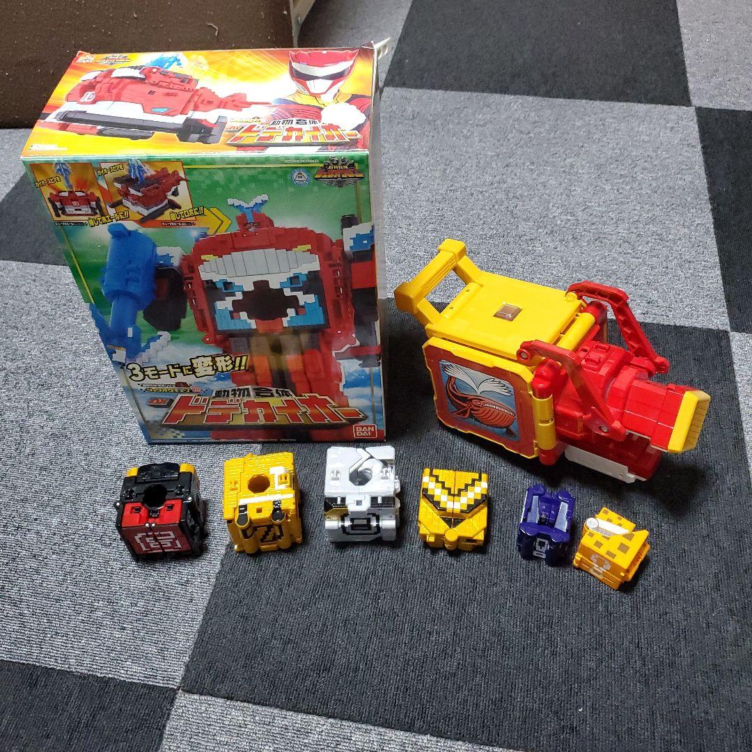 動物戦隊ジュウオウジャー DXドデカイオーとキューブ6個とホエール