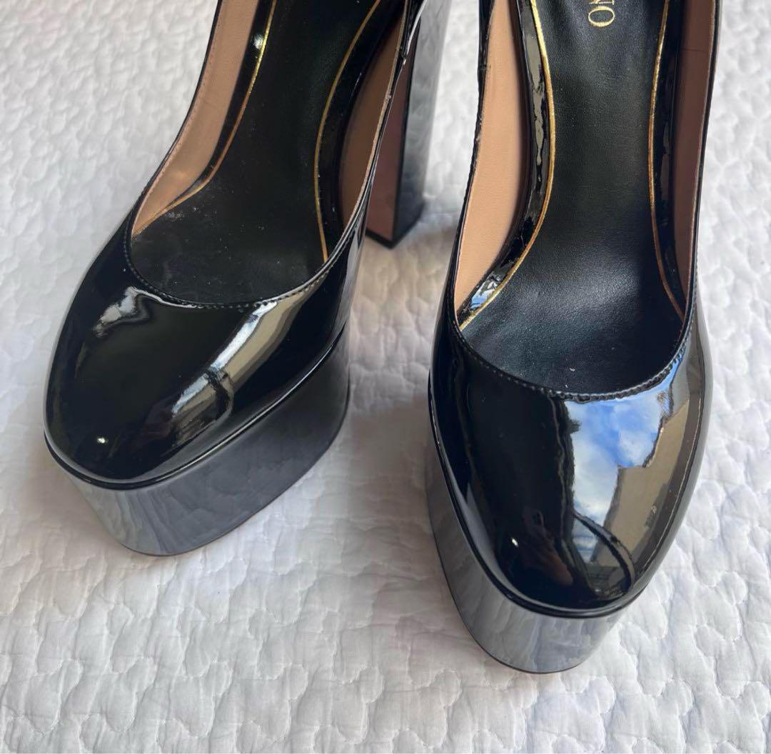 美品✨ ヴァレンティノ タンゴ パテントレザー ストラップパンプス 36