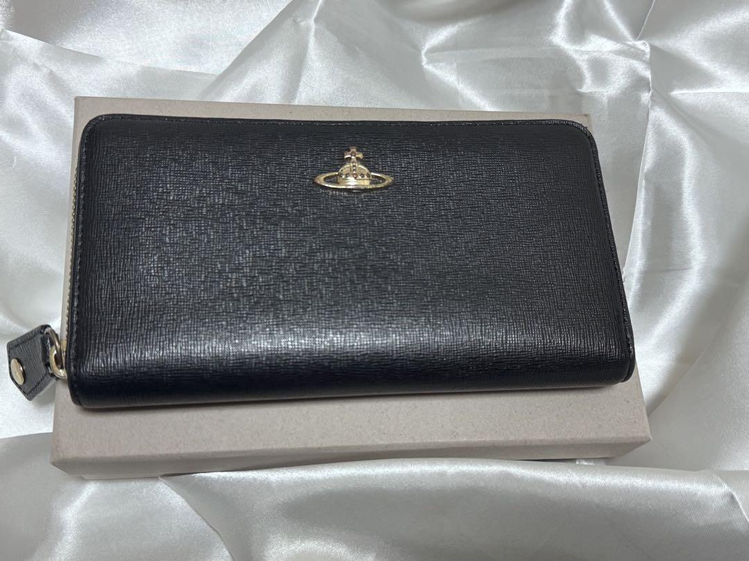 【最終値下げ】Vivienne Westwood ブラックレザー 長財布