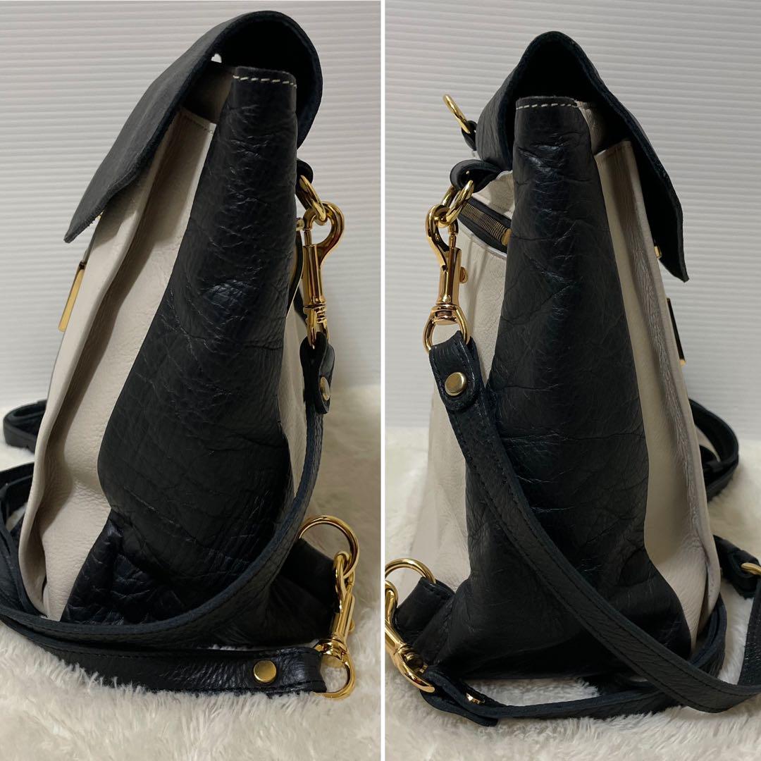 ブランド公式通販サイト リュック 美品】REGALO ショルダーバッグ オールレザー 2way バッグ