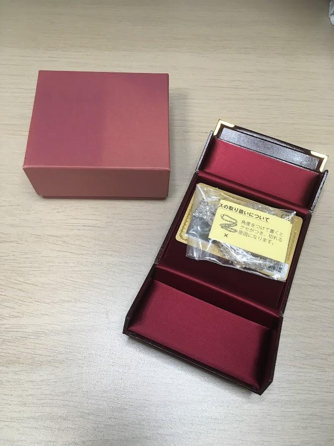 QVC 18K WG 水晶 2連 ブレスレット 18金 未使用 箱付き