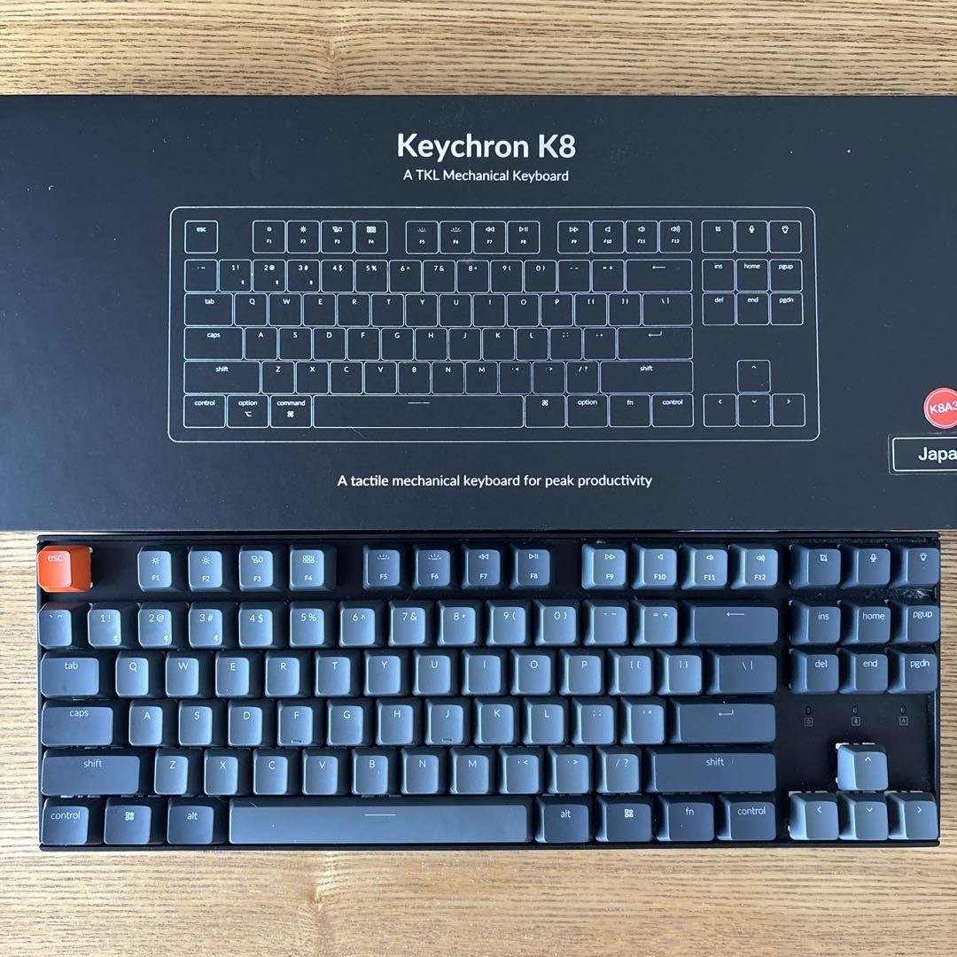 Keychron K8 TKLメカニカルキーボード US 茶軸