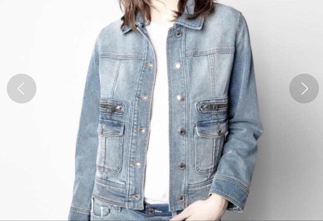 ZADIG VOLTAIRE LIAMY DENIM デニムジャケットS Zadig Voltaire