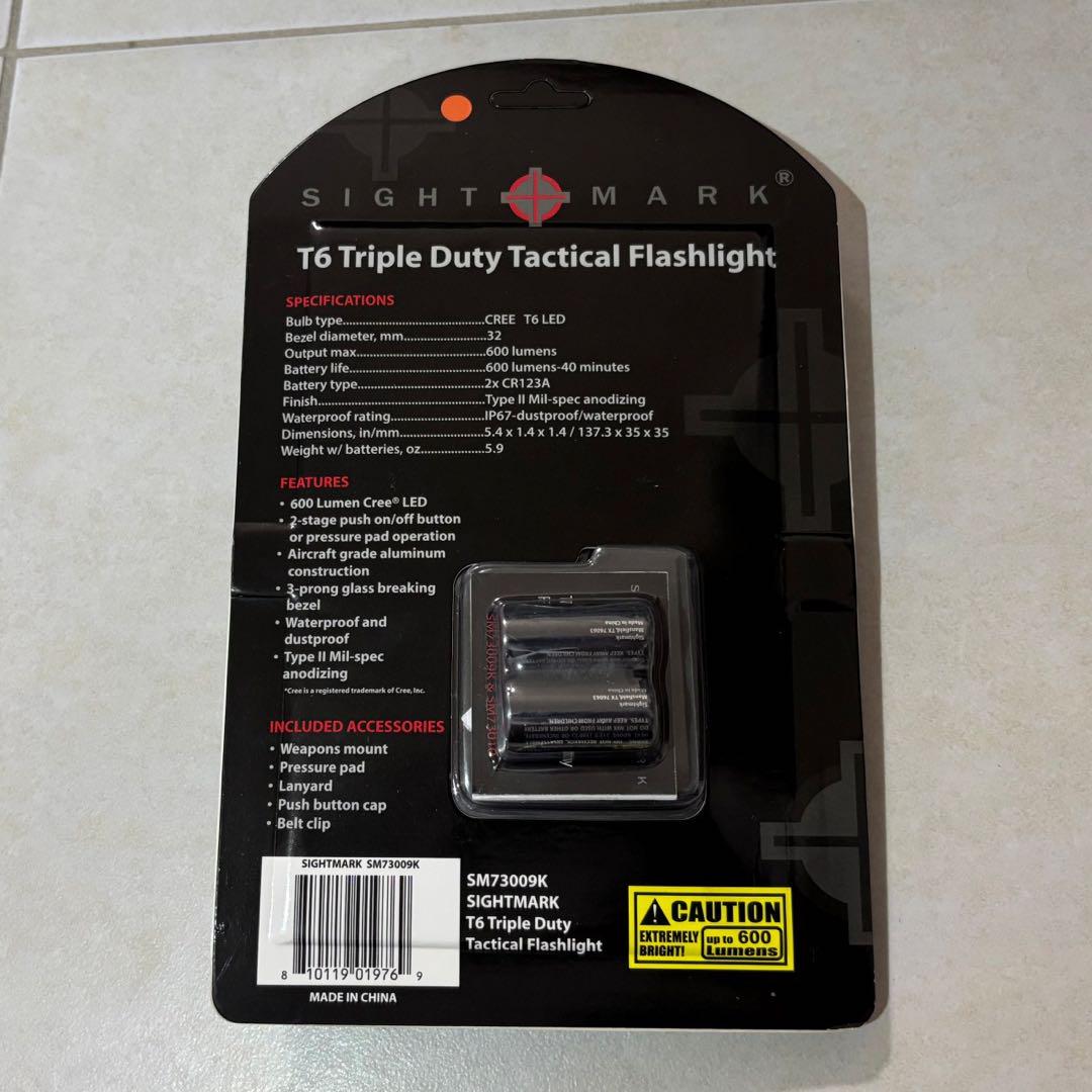 サイトマーク●T6 600ルーメン Flashlightキット●SM73009K