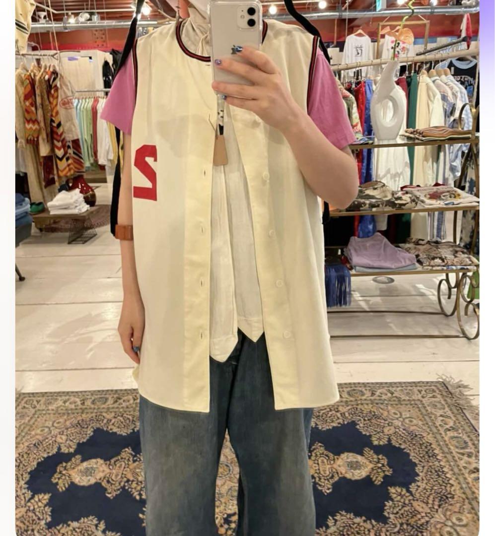 vintageノースリーブベースボールシャツ beamsboy.shinzone