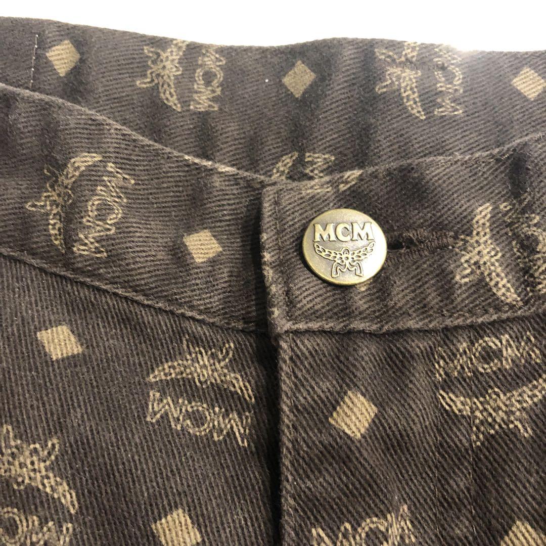 【NEW限定品】 エムシーエム 美品】MCM パンツ 総柄 カジュアルパンツ パンツ