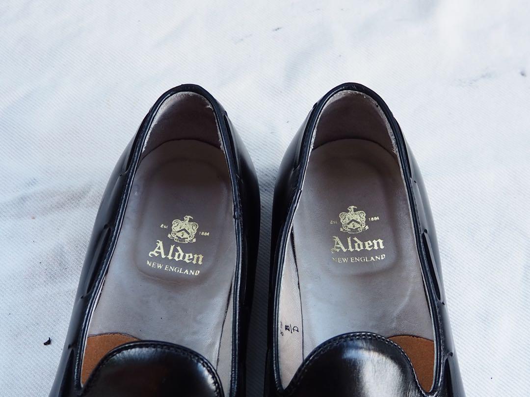 w BOX ALDEN Black Tassle Loafers 660 画像7