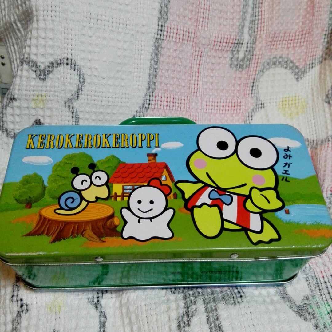 サンリオ昭和レトロ けろけろけろっぴ 森永製菓 お菓子缶 1991